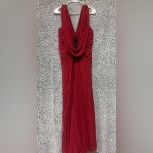 Damsel In A Dress Deep Red Maxi Gown